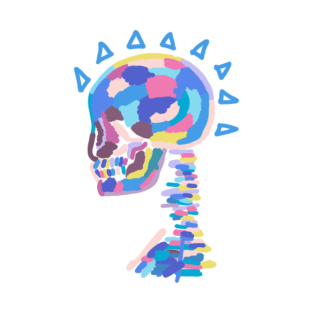 Colorful skeleton T-Shirt