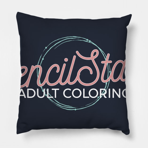 PencilStash Adult Coloring Pillow by PencilStash