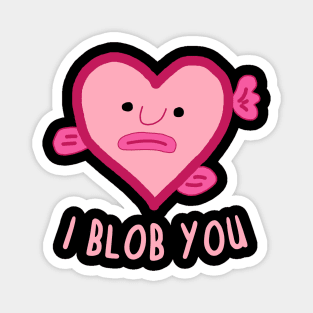 Blobfish love valentines day couple design gift Magnet