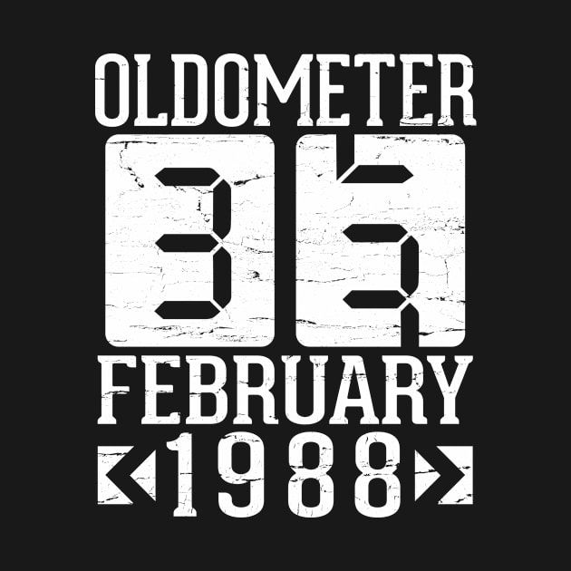 Happy Birthday To Me You Papa Daddy Mom Uncle Brother Son Oldometer 33 Years Born In February 1988 by DainaMotteut