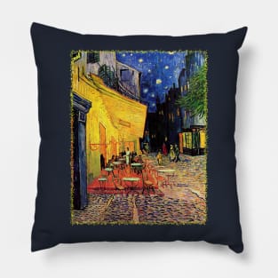 Night Cafe by Vincent van Gogh Pillow