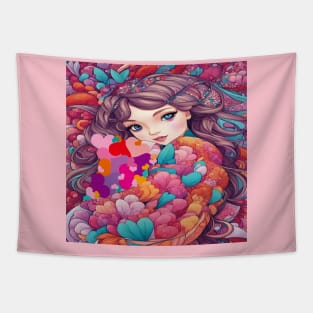 Spring girl Tapestry