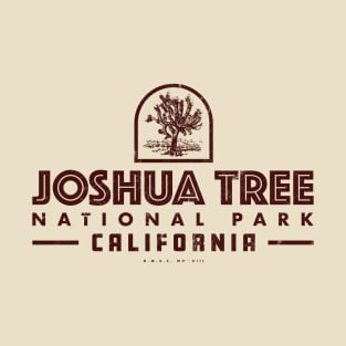 Joshua Tree National Park - Joshua Tree (Brown) T-Shirt