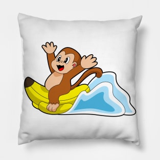 Monkey Banana boat Pillow