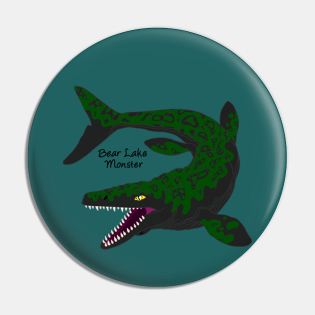 Cryptid Chronicles Bear Lake Monster Bear Lake Pin Teepublic Au