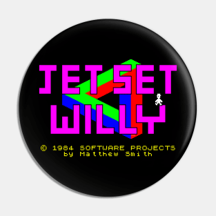 Jet Set Willy Title Screen - ZX Spectrum Legend Pin