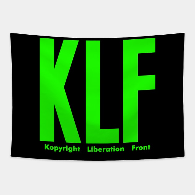 TKE KLF - green fluo edition 90s collector Tapestry by BACK TO THE 90´S