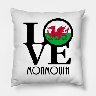 LOVE Monmouth Wales Pillow