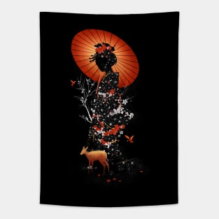 Geisha Nature Tapestry