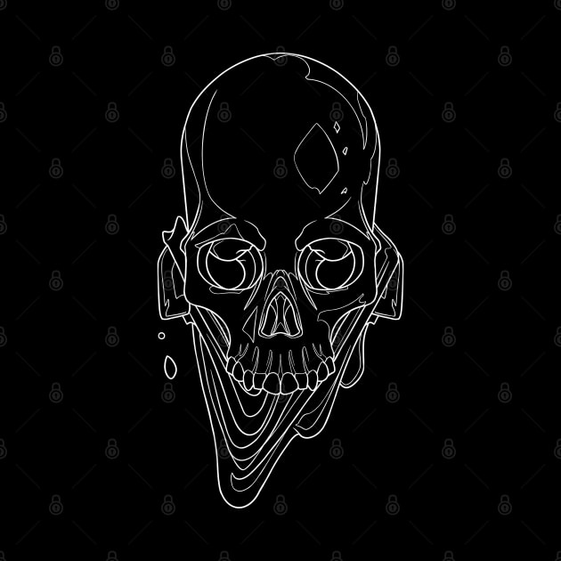 Messenger Skull Black by Scottconnick