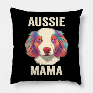 Australian Shepherd Dog Mom Pillow