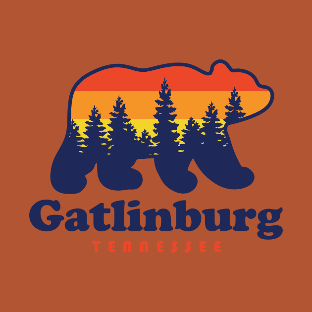 Gatlinburg Tennessee Bear Great Smoky Mountains by PodDesignShop