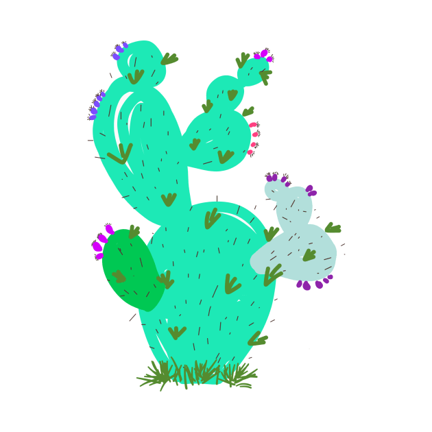 PRICKLY PASTEL CACTUS by aroba