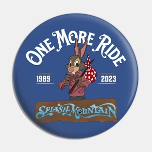 Splash mountain ride Pin