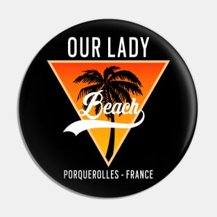 Porquerolles France Mediterranean Island Beach Pin