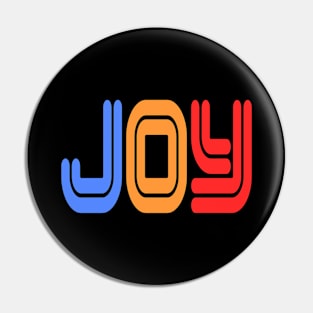 Joy - Happy Vibes Retro Pin