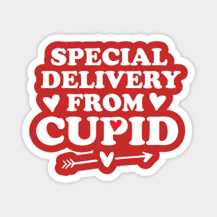 Special Delivery From Cupid, Valentines Day Magnet