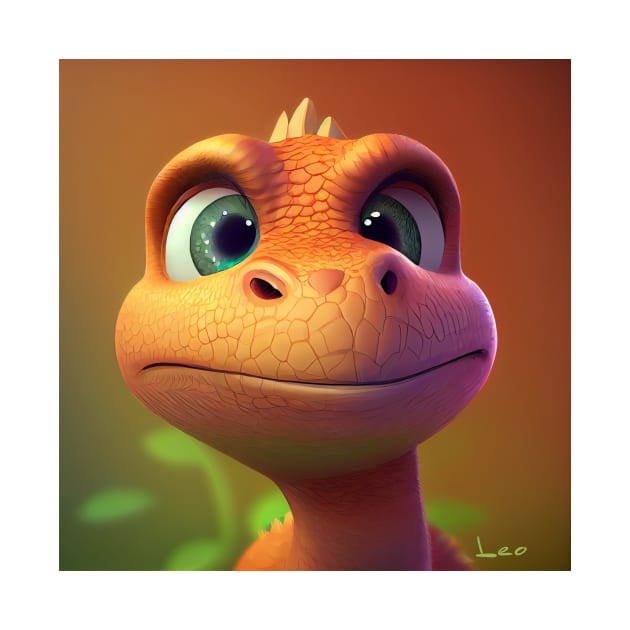 Baby Dinosaur Dino Bambino - Leo by KOTOdesign