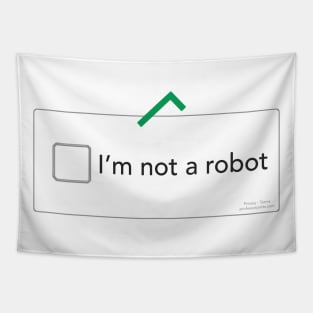 not a robot Tapestry