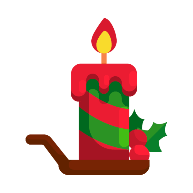 Christmas Candle by Visualism