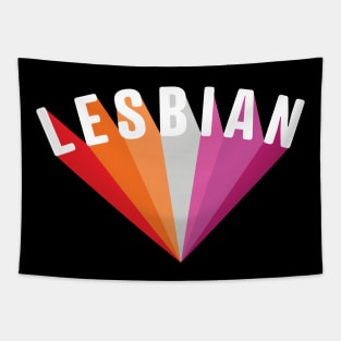 Lesbian Pride Shadow Tapestry