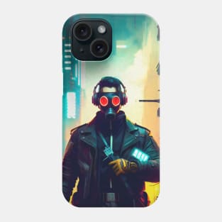 Abstract Cyberpunk Man Phone Case