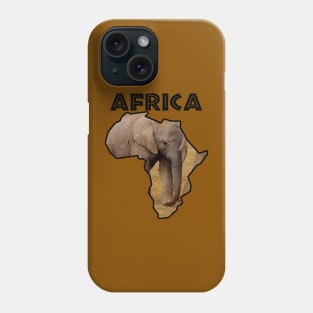 African Wildlife Continent Elephant Calf Phone Case