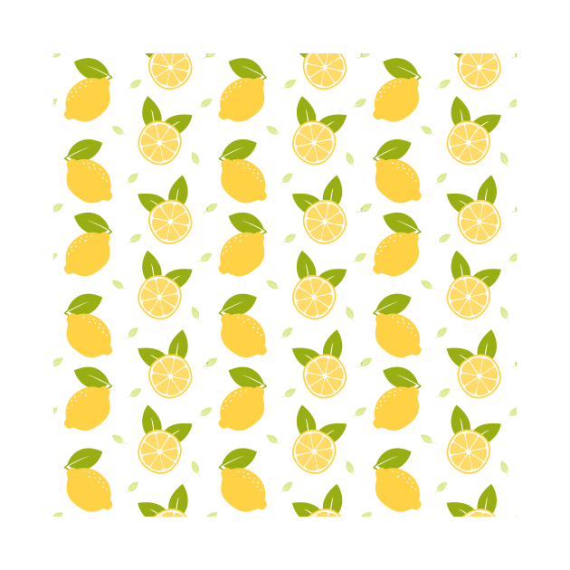 Lemon Seamless Pattern by mbakbos