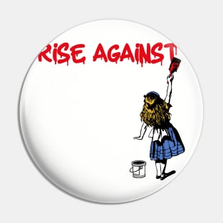 rise against red paint Pin