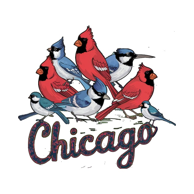 Chicago Birds by alby store