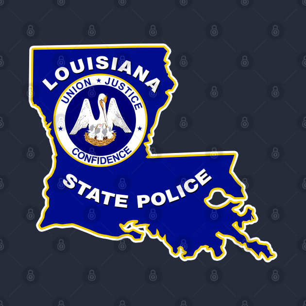 Louisiana State Police logo crest Louisiana State Police TShirt TeePublic