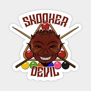 Snooker Devil Magnet