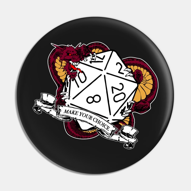 Make your Choice dice Pin by puglove