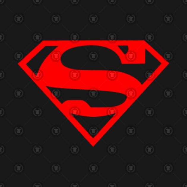 Superman S Logo Tee T Shirt Red Symbol