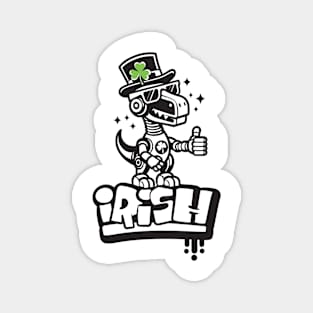 Irish Dino St Patrick's Day Magnet