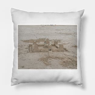 A sand castle Pillow