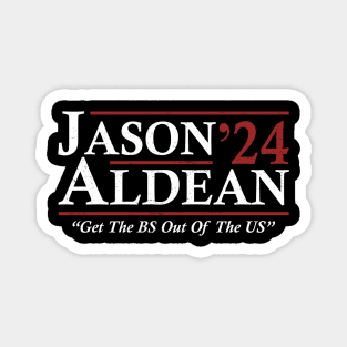 Jason 2024 Funny Election Get The BS Out Of The US Gift Magnet