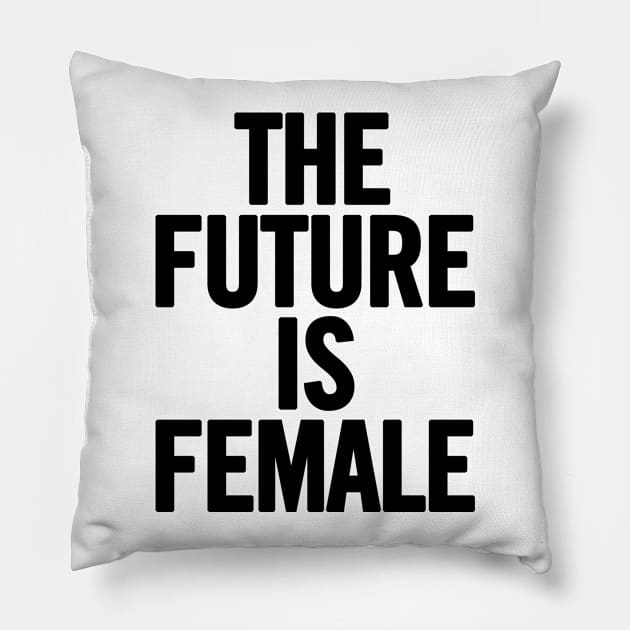 The Future Is Female Pillow by sergiovarela