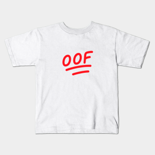 Roblox Noob Oof Kids T Shirts Teepublic - roblox oof no noobs kids t shirt