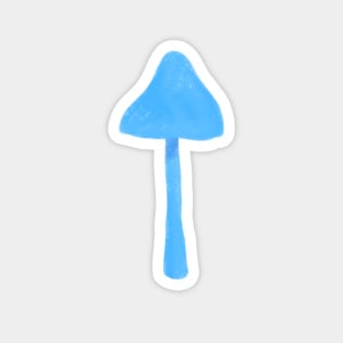 Sky Blue mushroom Magnet