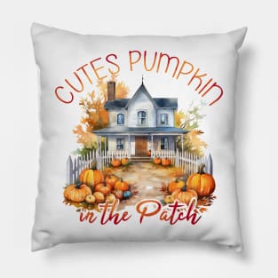 Cutes Pumpkin in the Patch Pillow