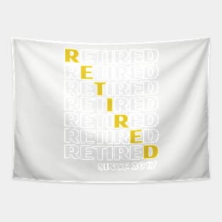 Retired Since 2017- Golden Years Tapestry