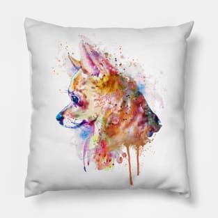 Watercolor Chihuahua Pillow