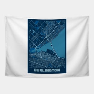 Burlington - Canada Peace City Map Tapestry