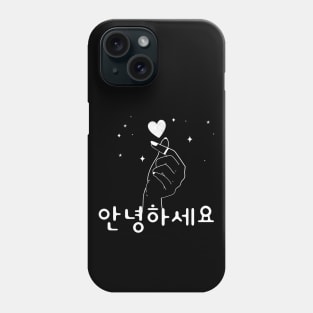 Annyeonghaseyo - Hello In Korean K-pop And K-drama Fans Phone Case