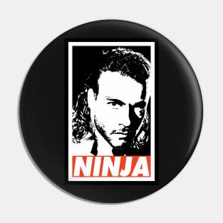 Ninja Van Damme Pin