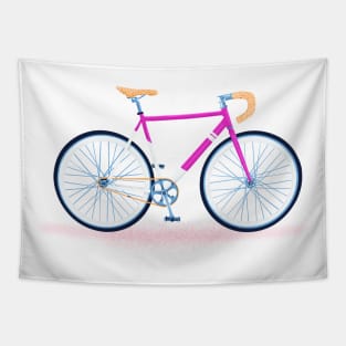 Pink Bicycle Tapestry