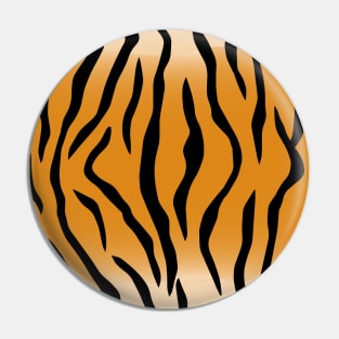 Tiger King Animal Print Art Deco Pattern Design Pin