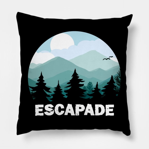 Escapade adventure Pillow by Cahya. Id