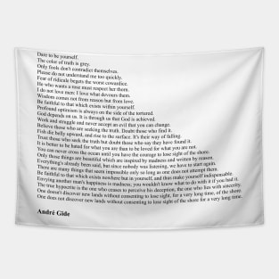 André Gide Quotes Tapestry